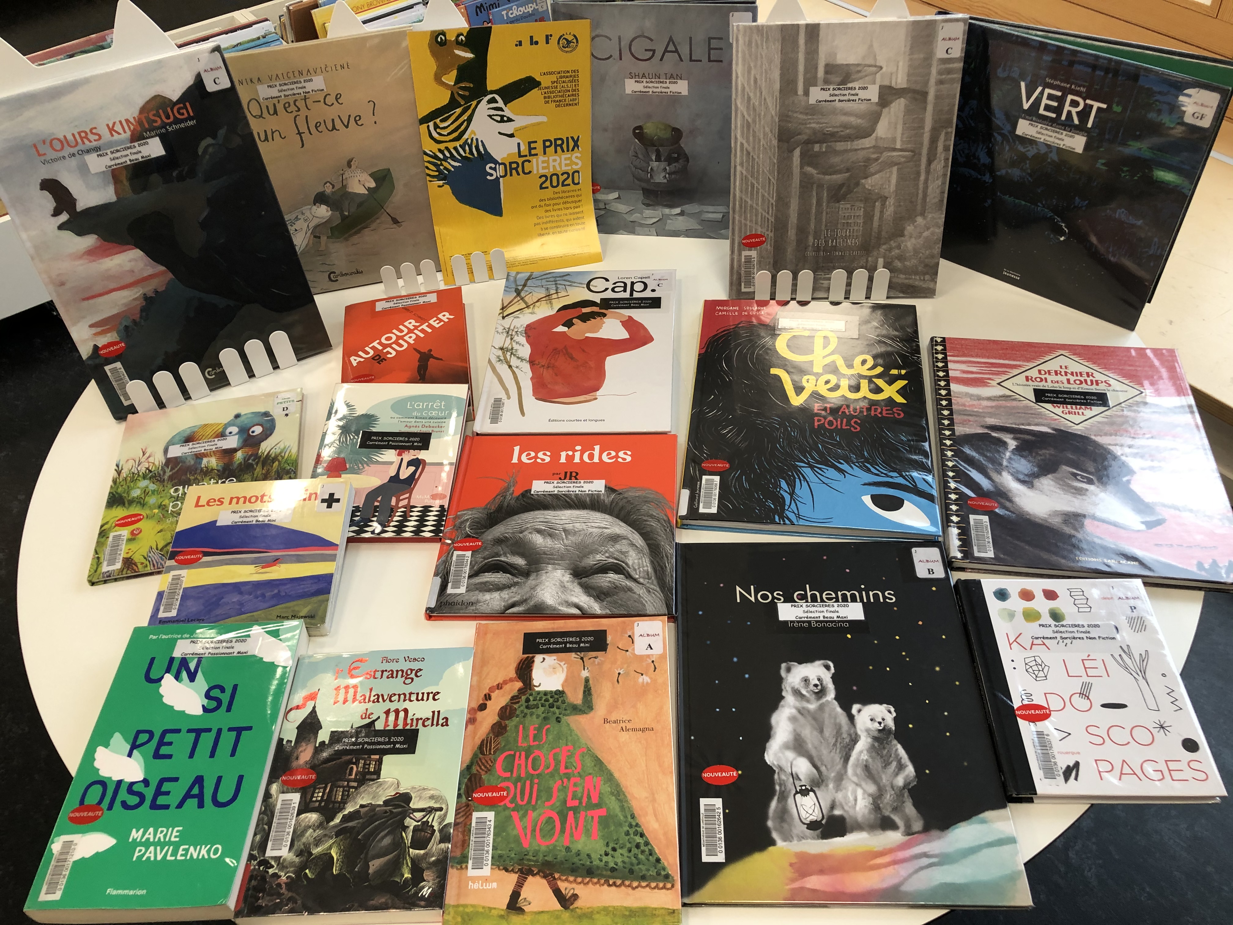 prix sorcières 2020 photos table de présentation